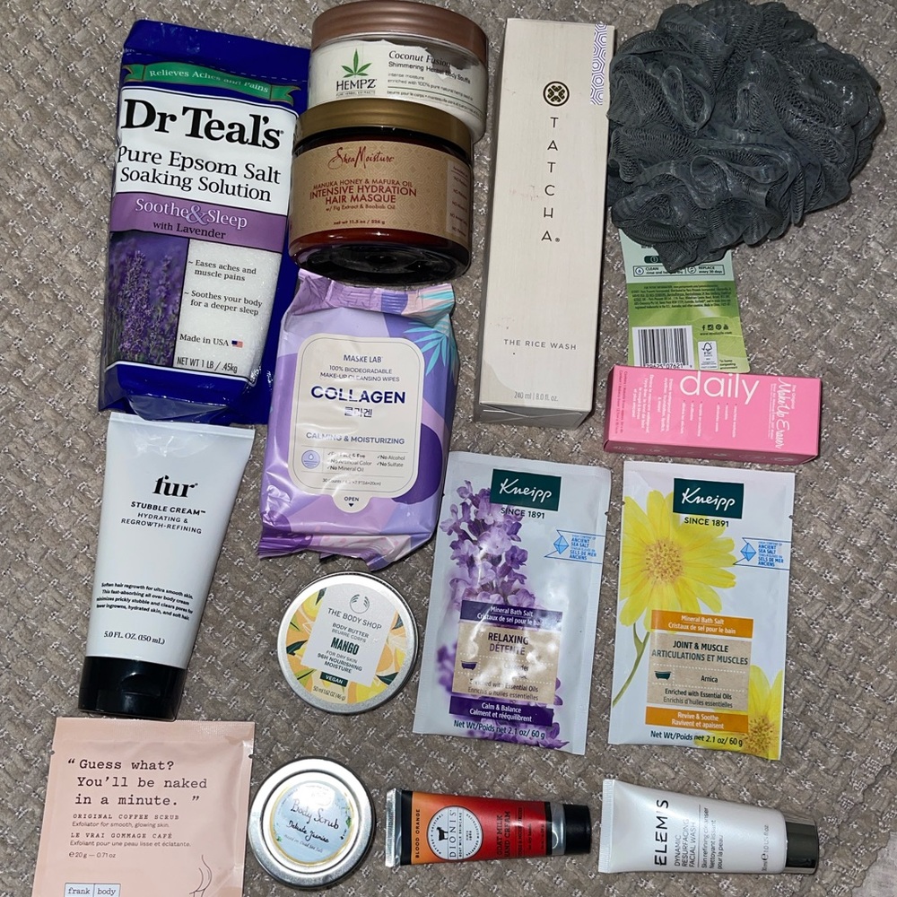 Mixed face and body care
